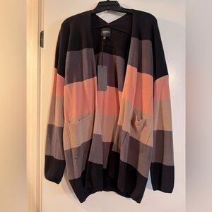 NWT Heimish Striped Women's Sweater Cardigan